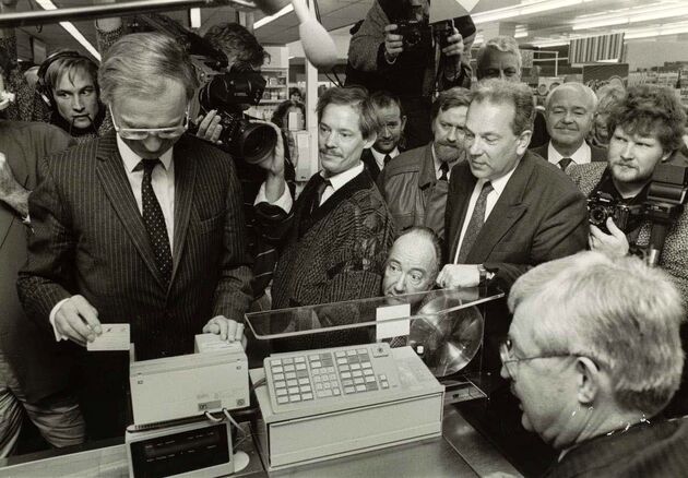 pinnen in 1988