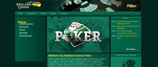 Pokersite van Holland Casino