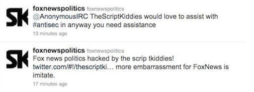 Politieke Fox News twitteraccount gehacked