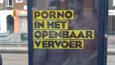 Porno in het openbaar vervoer not done!