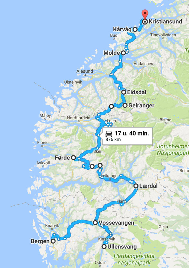 Roadtrip_noorwegen_Bergen_Kristiansund_mazda