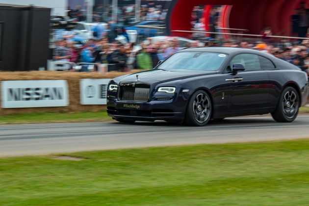 Rolls Royce Wraith Black Badge hillclimb