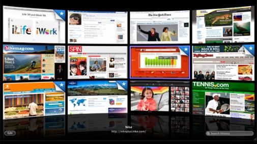 Safari 4 blijft gegevens bewaren