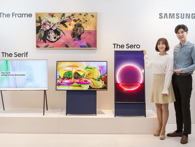 Samsung Sero verticaal