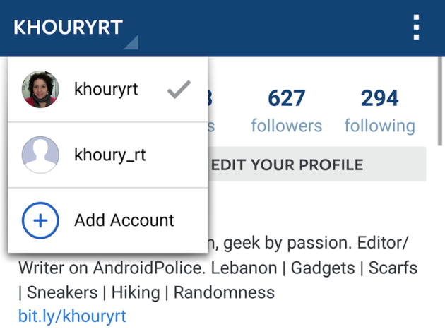 instagram-account-wisselen