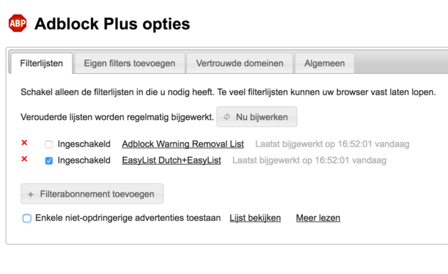 abp opties