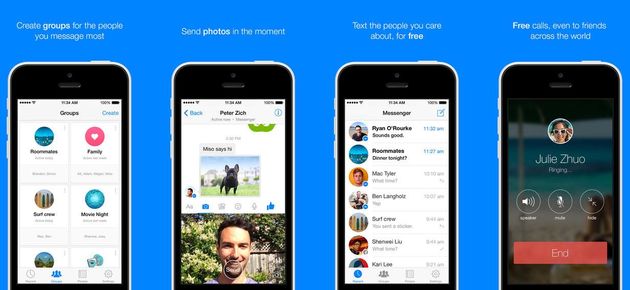 Selfie maken en delen nog eenvoudiger met Facebook Messenger voor iOS