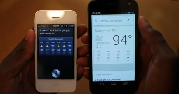 Siri vs Google Voice Search