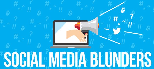 Social Media blunders [Infographic]