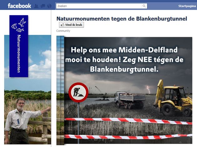 Social Media campagne tegen aanleg van de Blankenburgtunnel
