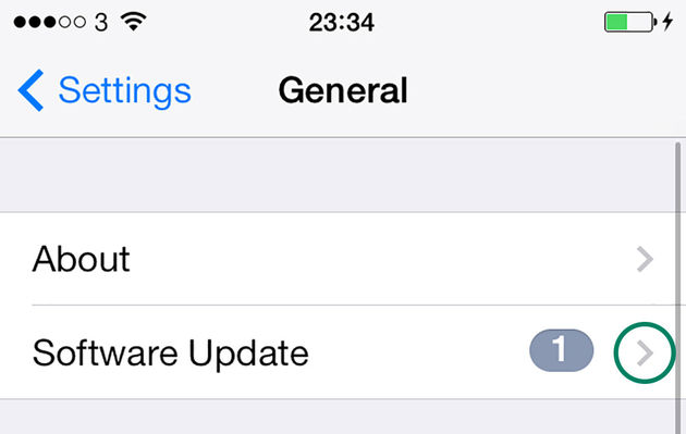 Software-Update-Settings