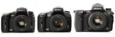Sony Alpha 500, 550 en 850 aangekondigd
