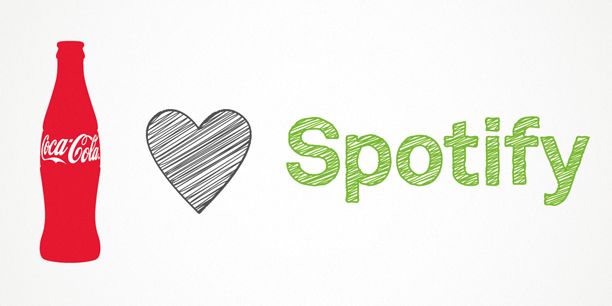 Spotify strikt ook Coca-Cola als partner