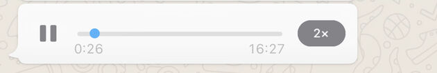 Spraakberichten WhatsApp