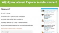 Stoppen met Internet Explorer 6? Slecht idee!