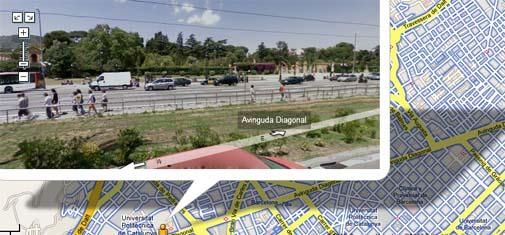 Street View in Spanje en Italië