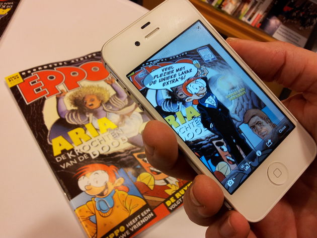 Stripboek Eppo verrijkt met Layar technologie
