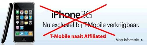 T-Mobile overhoop met haar affiliate partners