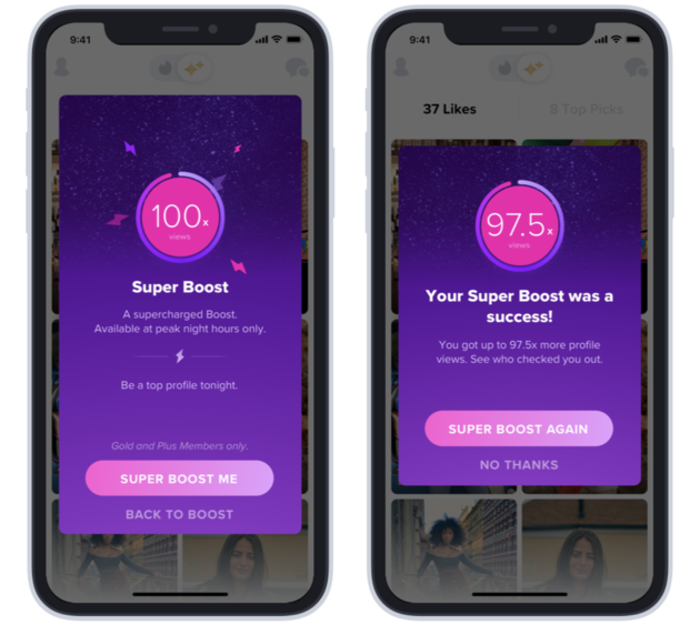 Tinder Super Boost
