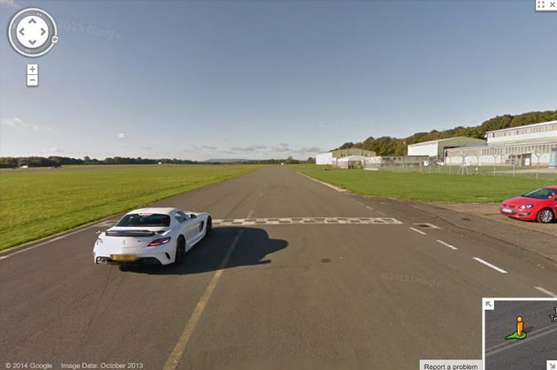 Top Gear test track nu ook beschikbaar via Google Street View