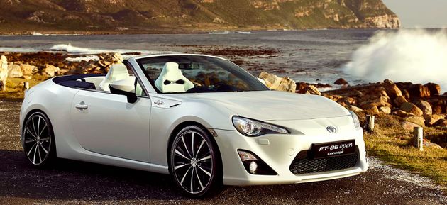 Toyota komt met FT-86 Open concept, een cabrioversie van de GT-86