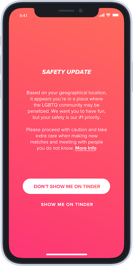 Tinder doesn t update location