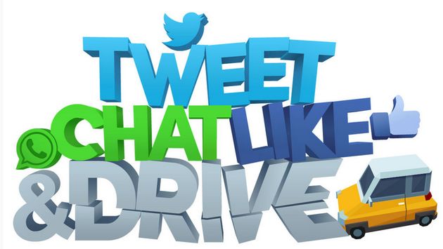 Tweet, Chat, Like & Drive: Social media en het verkeer gaan niet samen