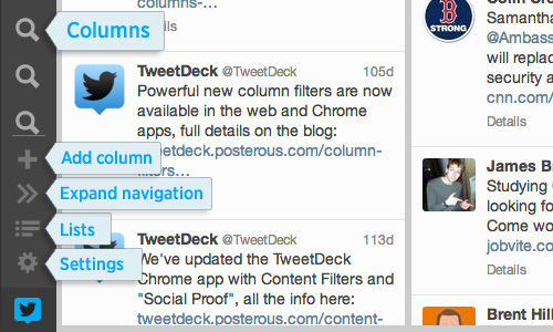 Twitter-client TweetDeck in een nieuw jasje