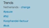 Twitter en de trending topics!