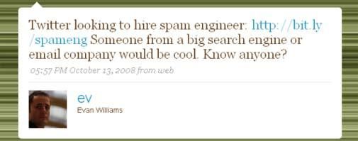 Twitter in actie tegen spam