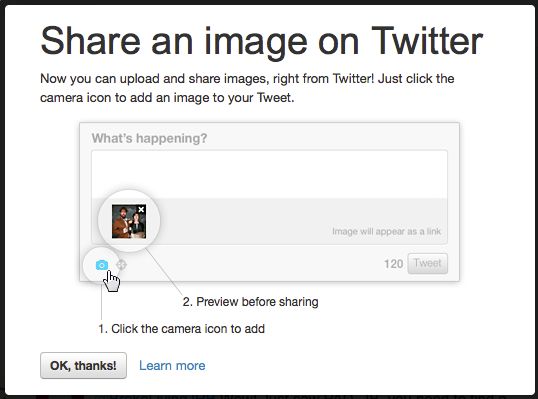 Twitter komt met 'photo sharing' functie