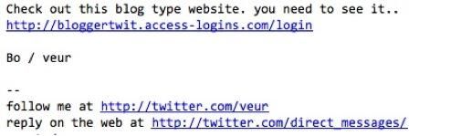 Twitter Phishing