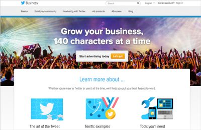 Twitter vernieuwt businessdeel op eigen website
