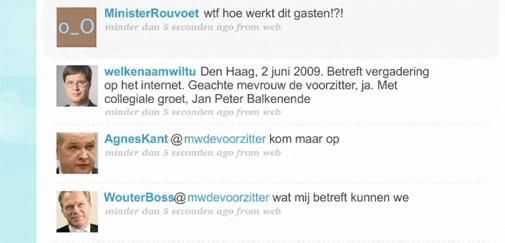 Twitteren doen ze ook in Den Haag