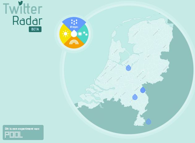 Twitterradar: Het weer volgens Twitterend Nederland