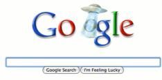 Unexplained Phenomenon boven Google logo