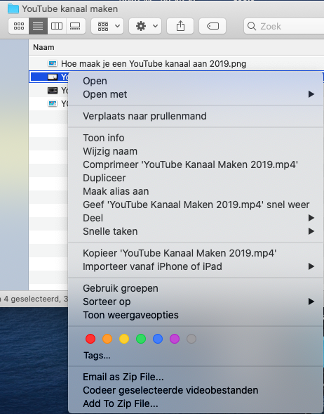 video-informatie