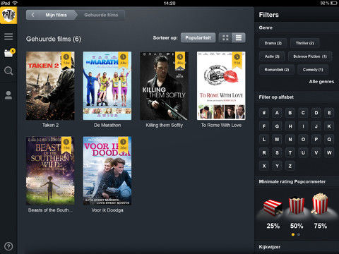 Video-on-demand dienst van Pathé Thuis nu ook op de iPad