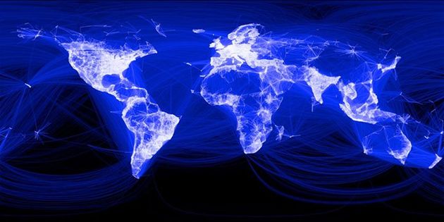 Visualisatie van FB-vriendschappen