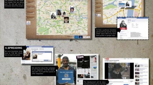Voeg ook een dakloze als vriend aan je Facebook toe.