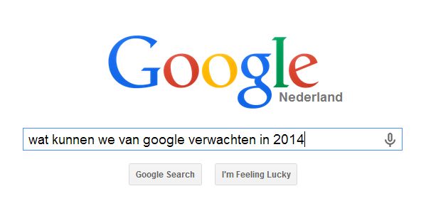 Voorspellingen Google 2014