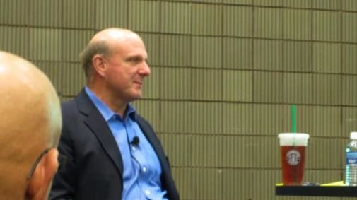 Vraag en antwoord sessie Steve Ballmer