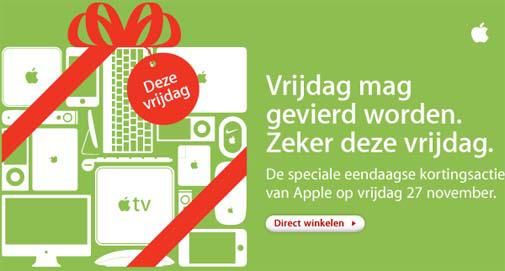 Vrijdag alles van Apple met korting