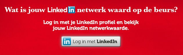 Wat is jouw LinkedIn netwerk waard op de beurs?