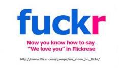  We Say NO to Videos on Flickr