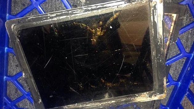 Winkel ontruimd na ontploffing iPad