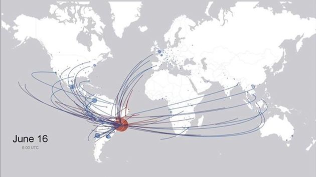 WK data: Waar komen de naar Brazilië afgereisde fans vandaan?