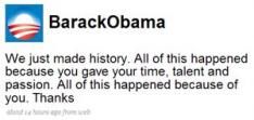Zege Obama was voorspeld op Sociale netwerken
