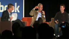Zuckerberg interviewt George W. Bush