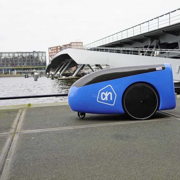 Albert Heijn laat bezorgrobot rijden op High Tech Campus in Eindhoven